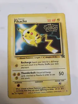 Pikachu The First Movie Promo Card - Image 1