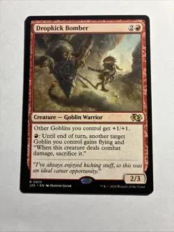 Dropkick Bomber - Foundations Jumpstart MTG Plus Bonus Card!!! - Image 1