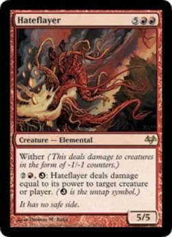 MTG Hateflayer - Foil, Eventide, Moderately Played, English - Image 1