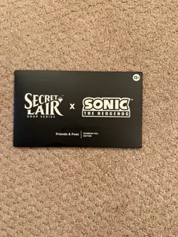 MTG Secret Lair x Sonic: Friends & Foes ~ Rainbow FOIL ~ Sealed! - Image 1