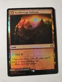MTG Needleverge Pathway Zendikar Rising Foil - Image 1