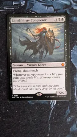 Bloodthirsty Conqueror FDN NM MTG - Image 2