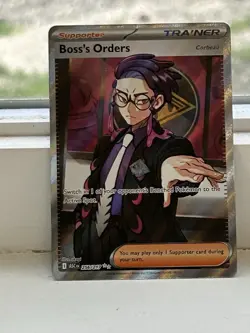 Pokemon TCG Ascended Heroes Boss’s Orders 256/217 Ultra Rare Full Art - Image 1