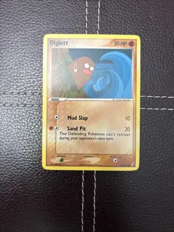 Pokemon TCG - Diglett - 50/100 - EX Crystal Guardians - LP Common (2006) - Image 1