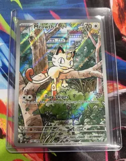 The Pokemon Company Meowth 106/094 Me02 Phantasmal Flames IR Holo Full Art - Image 1