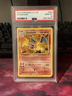 Charizard 003/034 CLC Classic Holo Pokemon PSA 10 Gem Mint - Image 1
