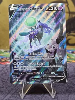 Pokemon TCG Shadow Rider Calyrex V (Alternate Full Art) 172/198 Ultra Rare NM - Image 1