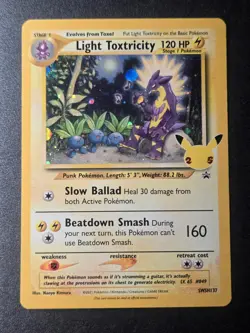Light Toxtricity SWSH137 NM Sword & Shield Promo Holo Promo Pokemon - Image 1