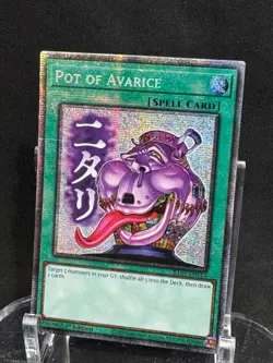 Pot of Avarice (Starlight Rare) RA05-EN114 Rarity Collection 5 Yu-Gi-Oh NM - Image 1