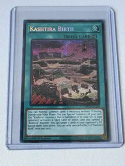 YUGIOH KASHTIRA BIRTH MP23-EN200 PRISMATIC SECRET 1ST ED NM - Image 1