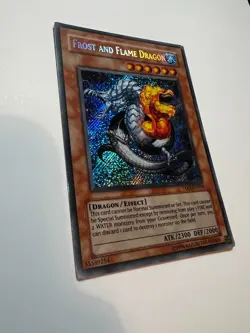 Yu-Gi-Oh Frost and Flame Dragon TAEV-EN033 Secret Rare MP -0015 - Image 2