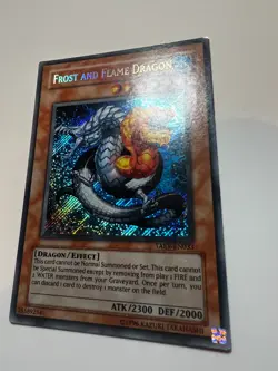 Yu-Gi-Oh Frost and Flame Dragon TAEV-EN033 Secret Rare MP -0015 - Image 3