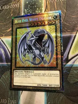 * BLUE-EYES WHITE DRAGON * 1ST EDITION STARLIGHT RARE (CHIBI) BLMM-EN001 YUGIOH! - Image 2