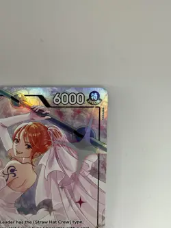 Bandai One Piece Nami OP15-086 SP Special Rare Alt Art Holo 6000 Power - Image 3