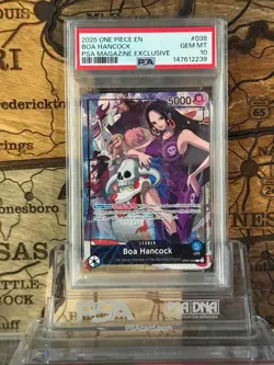 Boa Hancock (2025 PSA Magazine Promo) OP07-038 One Piece Promotion Card PSA 10 - Image 1