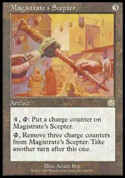 Magistrate's Scepter - Medium Play MTG Mercadian Masques - Image 1