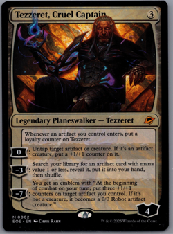 Tezzeret, Cruel Captain Regular Edge of Eternities NM Magic the Gathering MTG - Image 1