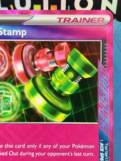Unfair Stamp Holo 165/167 NM/M Twilight Masquerade Pokemon Card - Fast Shipping - Image 3