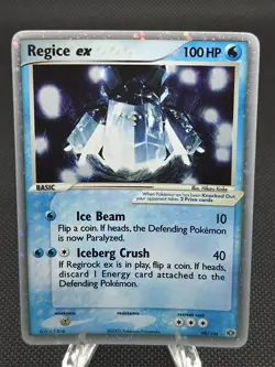 Regice ex 98/106 EX Emerald 2005 Holo Rare Pokemon Card TCG - Image 1