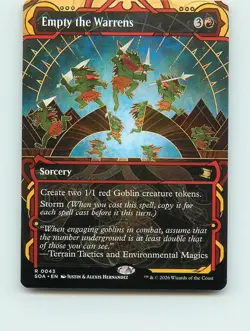 Empty the Warrens - R43 - MTG - Secrets of Strixhaven: Mystical Archive (SOA) - Image 1