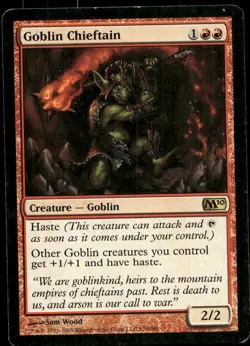 GOBLIN CHIEFTAIN MAGIC 2010 (M10) MAGIC: THE GATHERING LP - Image 1