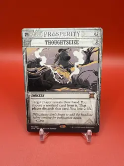 MTG Thoughtseize 0020 Outlaws of Thunder Junction: Breaking News NM - Image 1