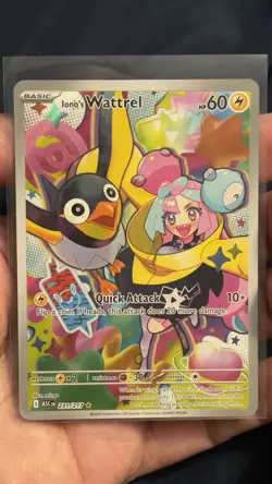 Ascended Heroes Pokemon Iono’s Wattrel 231/217 English Near Mint Pokemon Ionos - Image 1