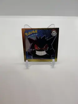 Pokemon Artbox Series 1 Gengar R02 Gold Bordered Holo Sticker Vintage 1999 - Image 1