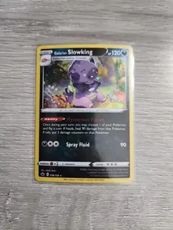 Galarian Slowking 098/198 Chilling Reign Promo Cosmos Holo Pokemon TCG - LP - Image 1