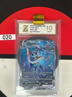 Grade10Pokemon TCG Vaporeon Vmax Promo CSHC 006 - Image 1