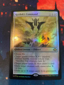 MTG Modern Horizons 3 Kozileks Command Foil - Image 1