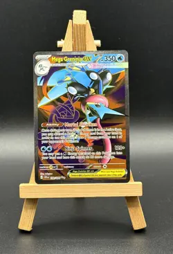 Pokemon Mega Greninja EX Full Art Mega Evolution Chaos Rising Mint CRI 100/086 - Image 1