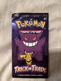 Pokemon Trick Or Trade Booster Pack Halloween Pack NEW SINGLE PACK - Image 1