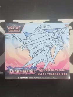 Pokemon Chaos Rising Pokemon Center ETB Elite Trainer Box Factory Sealed New - Image 1