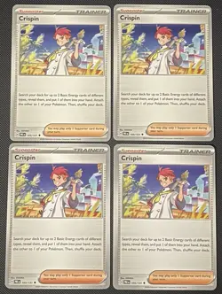4x Crispin 105/131 Sv: Prismatic Evolutions PLAYSET x4 - Pokemon TCG - NM - Image 1