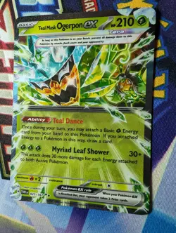 Pokemon Twilight Masquerade Teal Mask Ogerpon EX 025/167 - Image 1