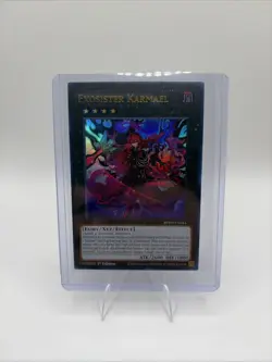 Yu-Gi-Oh! Exosister Karmael BPRO-EN044 1st Ed Ultra Rare Holo EN 2600/1800 - Image 1