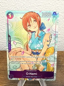 O-Nami (Illustration Box Vol.1) OP05-062 One Piece Promotion Cards Foil - Image 1