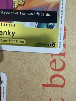 ONE PIECE CARD GAME-0P07-107-R-FRANKY- X 3- NM/MT - Image 2