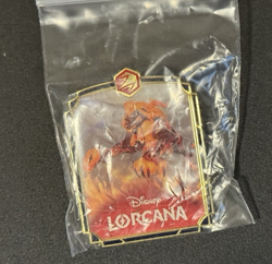 Disney Lorcana Scar Lion King Promo Pin NEW in Bag Promo Trading Official - Image 2