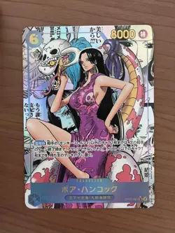 Boa Hancock OP07-051 ONE PIECE Card Comic Parallel Manga Alt Art Japanese JAPAN - Image 1