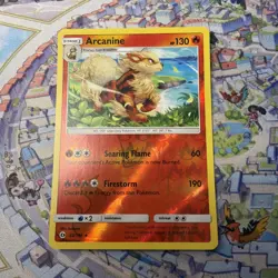 Arcanine 22/149 Reverse Holo SM Base Set Pokemon Card TCG - Image 1