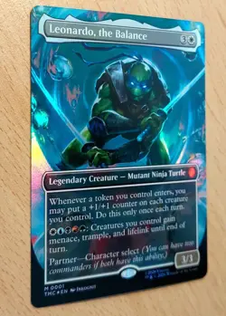 Mtg Magic: # FOIL Full Art # Leonardo, das Gleichgewicht, the Balance, English - Image 2