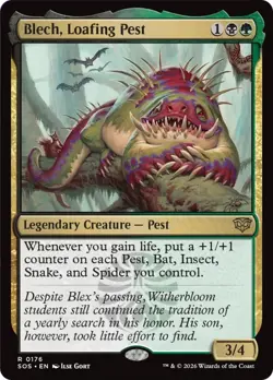 Blech, Loafing Pest [Secrets of Strixhaven] Near Mint - Image 1