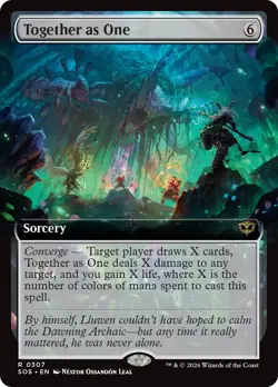 Together as One (Extended Art) [Secrets of Strixhaven] Foil Near Mint - Image 1