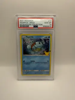 2021 Pokemon Squirtle - Holo McDonald’s Collection #17 GEM MT PSA 10 - Image 1