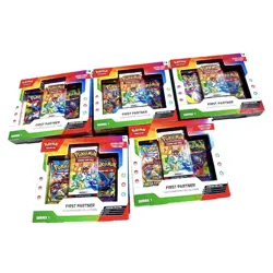 *LOT OF 5* First Partner Illustration Collection (Series 1) Pokemon TCG ENG - Image 1
