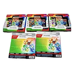*LOT OF 5* First Partner Illustration Collection (Series 1) Pokemon TCG ENG - Image 2