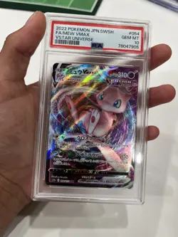 Pokemon 2022 Japanese S12a VSTAR Universe Mew VMAX 054/172 FA Holo PSA 10 - Image 2