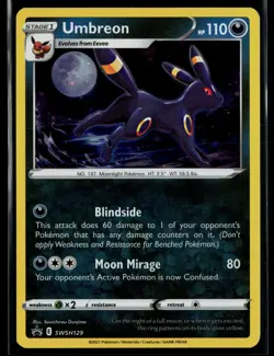 Umbreon SWSH129 SWSH Black Star Promo Pokemon - Image 1
